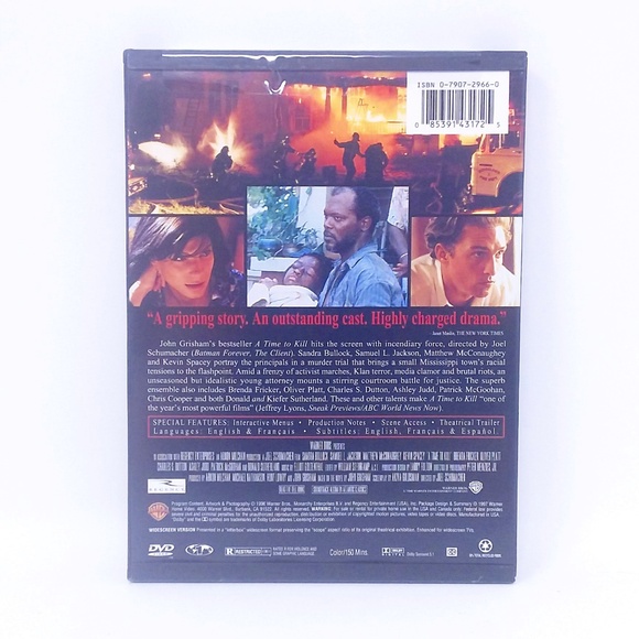 ✨4/$35✨ A Time to Kill DVD - Picture 3 of 4